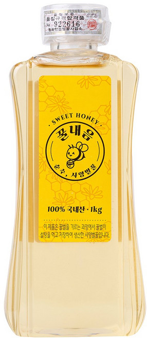꿀내음 국내산 사양벌꿀, 1개, 1kg
