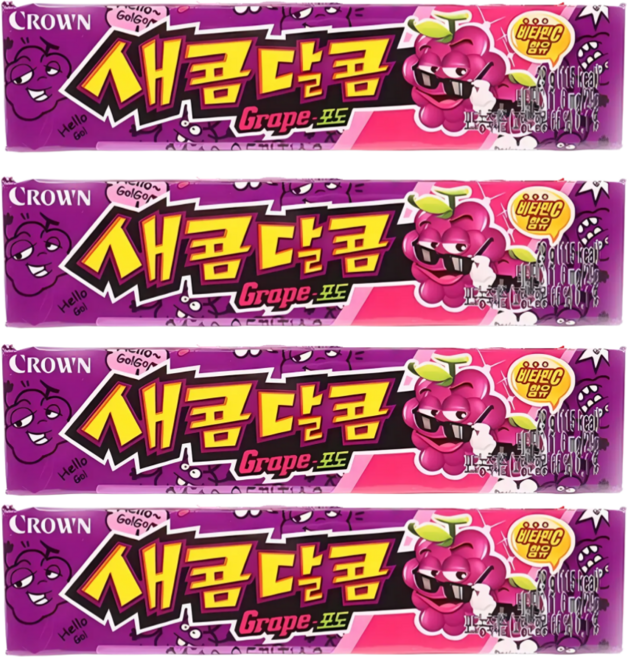 크라운 새콤달콤 포도