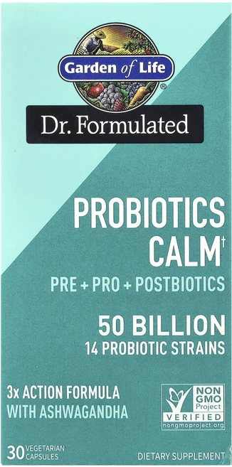 가든오브라이프 유산균 프로바이오틱스 가스 및 팽만감 500억 캡슐 30정, 1개 - 쿠팡