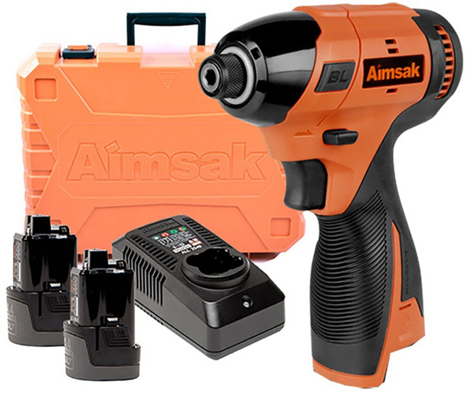 아임삭 BL14M503 2G 충전 임팩 드라이버 14.4V 3A 2B세트, 1개