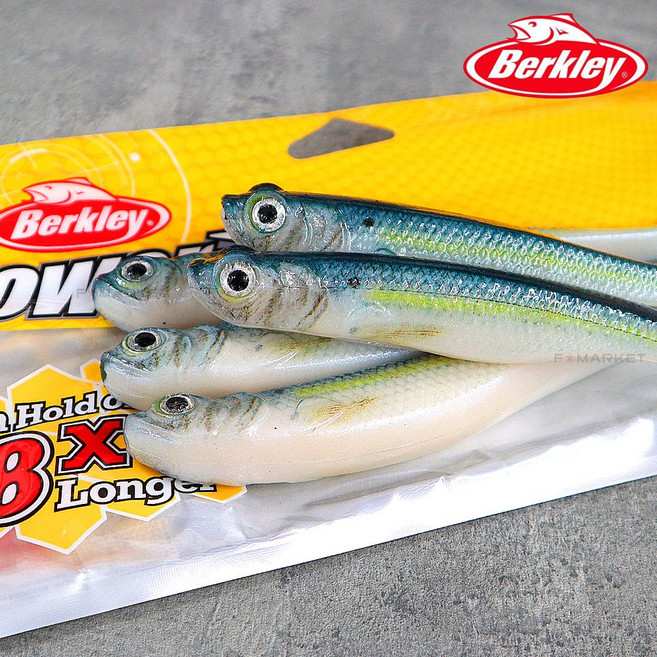 버클리 저크쉐드 7인치 HD 광어 다운샷 웜, 1개, 125g, HB GZS 전어