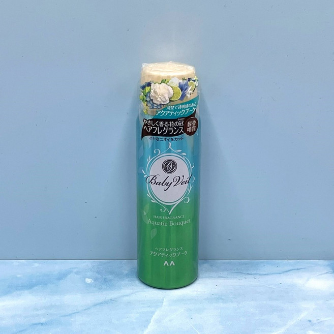 Baby Veil 香氛寶貝 髮香噴霧 80g 香檳玫瑰/花朵皂香/甜蜜花香/清新水樣, 1個, 清新水樣