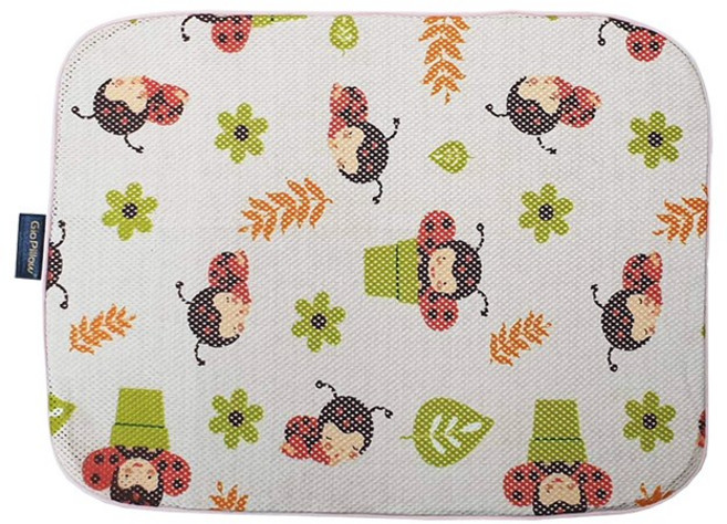 지오필로우 망사 유아동 베개커버, 레이디버드