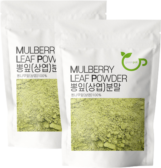 국산 뽕잎가루 분말 500g, 2개