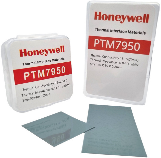 ptm 7950 써멀패드 하니웰 정품, 1개, 40*40mm, 툴 없음