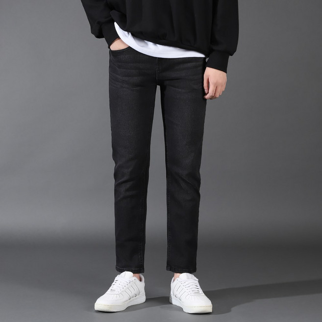 후앙스 허리 속밴딩 스트레이트 스판 일자 데님 청바지 팬츠 GZCP-5150