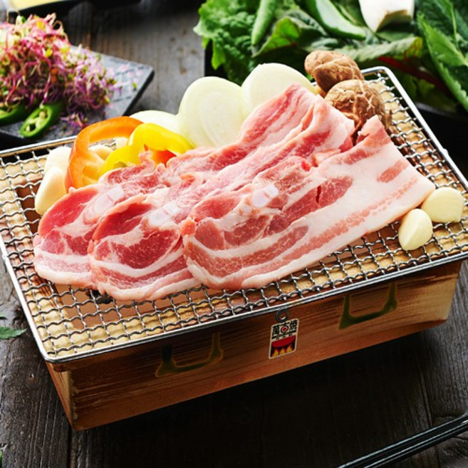 국내산 동충하초 돼지고기 한돈 삼겹살 500g 동충하초먹인돼지 캠핑 내가대한의고기다, 1개