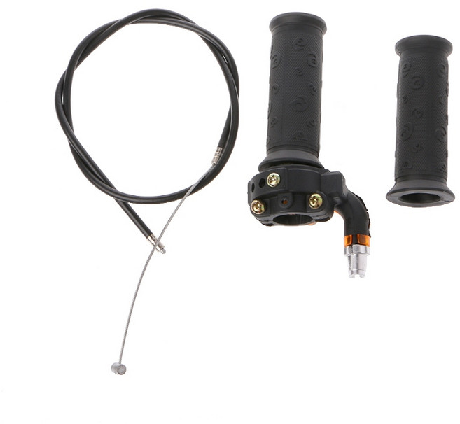 오토바이 수정 스로틀 가속기 핸들 1 세트 47cc 49cc, 1개