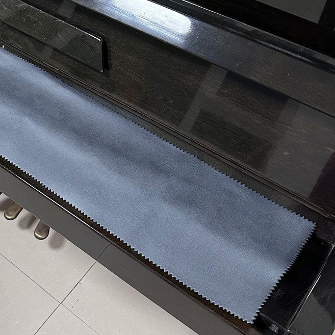 鋼琴鍵盤防塵蓋布 88鍵通用簡約罩布, 灰色, 1個