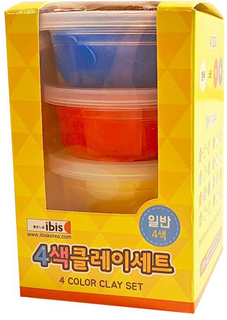 아이비스 4000 4색클레이세트(일반4색) 클레이, 단품, 1