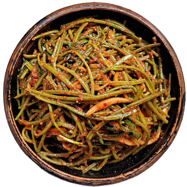 경자네 수제 전라도 국산 여름 별미 고구마순 줄기 김치, 500g, 1개