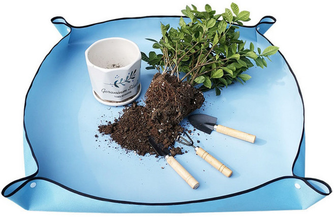 그린스하비 분갈이 매트 용품 대형 100x100cm, 1개