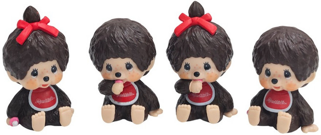 몬치치 미니 피규어, 몬치치 4종