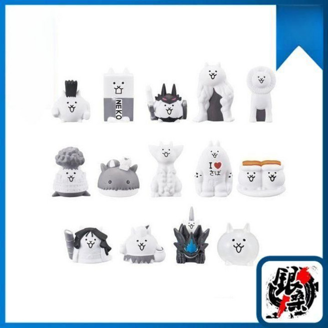 냥코대전쟁 피규어 장난감 소품 키덜트 고무 각선미 고양이 라이언 킹드래곤 쟈라미 초밥, 8, 1개