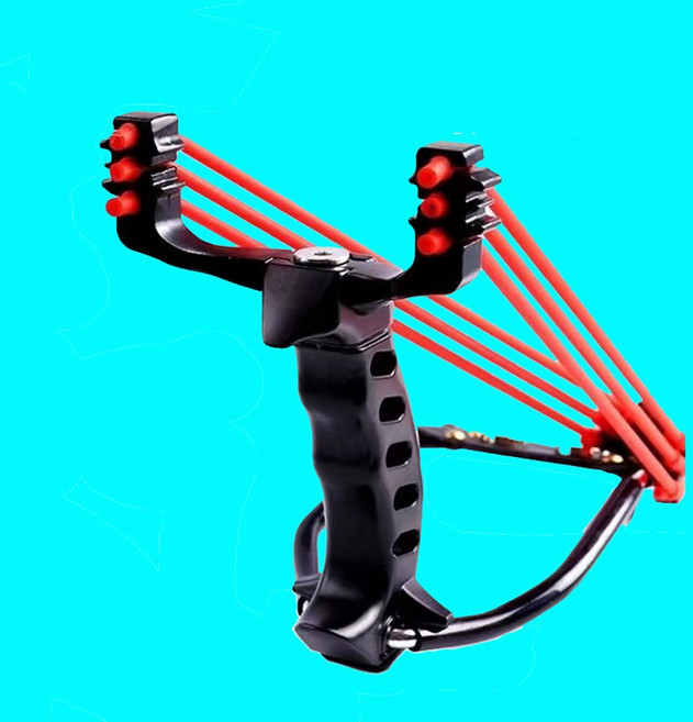 농작물 보호 새총 해궁 고무줄 조류 퇴치 전문가용 고탄력 사냥용 저격용 슬링샷 쫓기 산짐승, 어쌔신 블랙+12부 고무줄, 1개