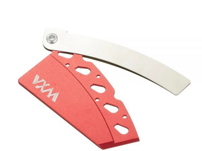 자전거 MTB 디스크 브레이크 패드 조정 정렬 도구 플레이트 로터 클리어런스 스크래치 방지 디스크 부품, red, 1개