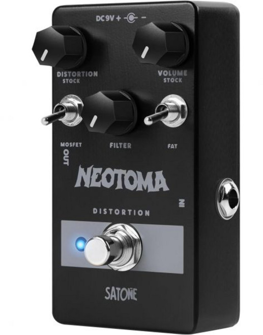 SATONES809 네오토마 디스토마 전기 기타 이펙트 페달 클래식 디스토션 프리셋 어쿠스틱 메탈 페달트루 바이패스 포함, S809 Neotoma Distortion