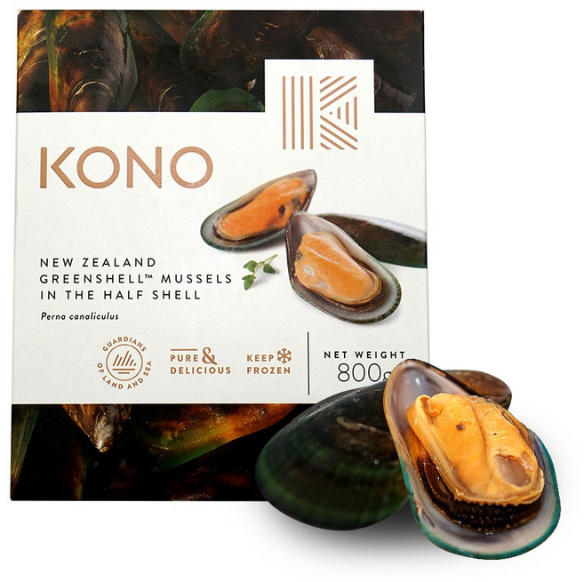 그린홍합 S사이즈 800g 뉴질랜드 그린뮤셀 냉동, 1개