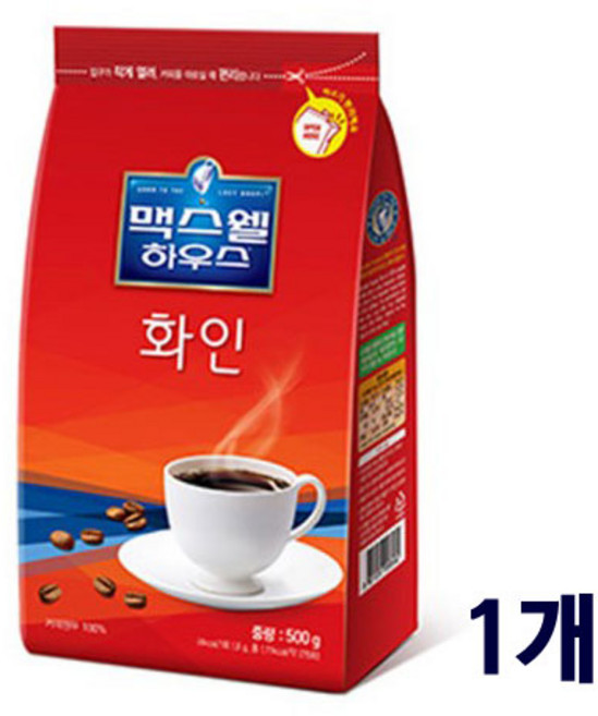 500g 맥스웰 커피 화인 사무실 회사 업소 식당 업소용 커피가루, 1개, 1개입