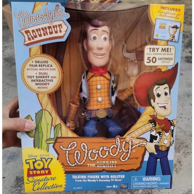 토이스토리 우디 피규어 인형 픽사 토킹 디즈니, 컬렉터스 에디션 우디, 1개