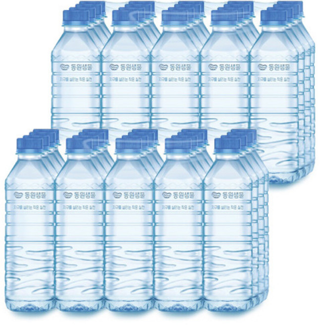 동원샘물 생수 무라벨, 40개, 500ml