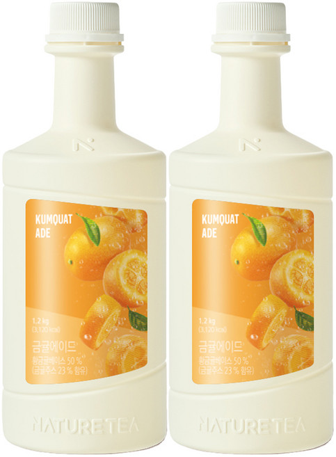 네이쳐티 금귤에이드, 1.2kg, 2개
