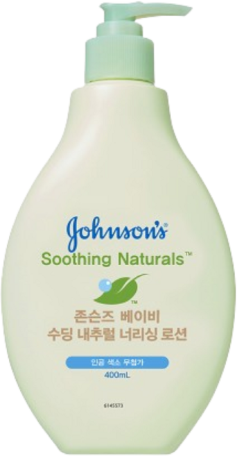 존슨즈베이비 수딩 내추럴 너리싱 로션, 4개, 400ml