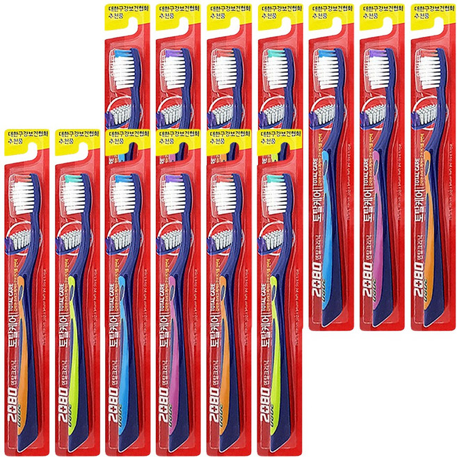 2080 토탈케어 칫솔 일반모, 13개, 1개입