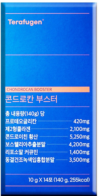 테라퓨젠 콘드로칸 부스터 무릎관절영양제, 1박스, 140g