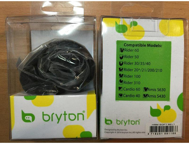 Bryton Rider 碼錶心率帶 心跳帶 ANT BLE藍芽智能心率監測器 Garmin也適用, 1個, 軟式彈性心跳帶