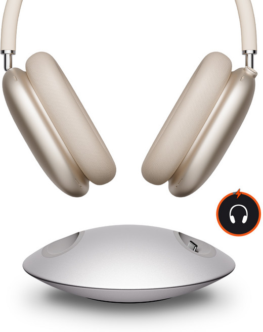 니케 Keystone Charge 에어팟맥스 충전 거치대 스탠드, 1개, 실버