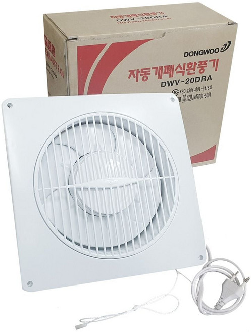 동우20DRA 과열방지 저소음 자동개폐식 환풍기 1(개) 5646 PCS 단일품목