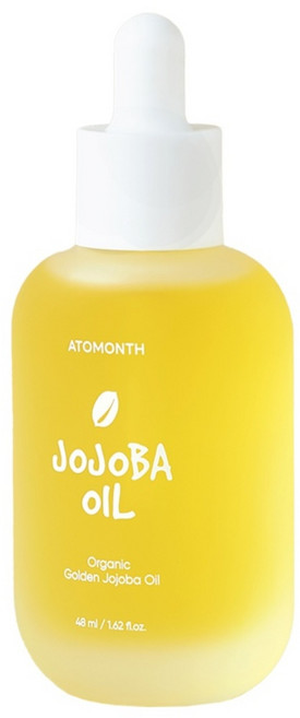 아토먼스 유기농 비정제 100% 골든 호호바오일, 1개, 48ml