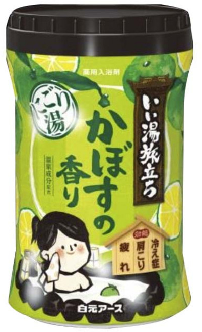 하쿠겐어스 좋은 온천 여행 니고리 탕 카보스 유자 향 보틀, 600g, 1개