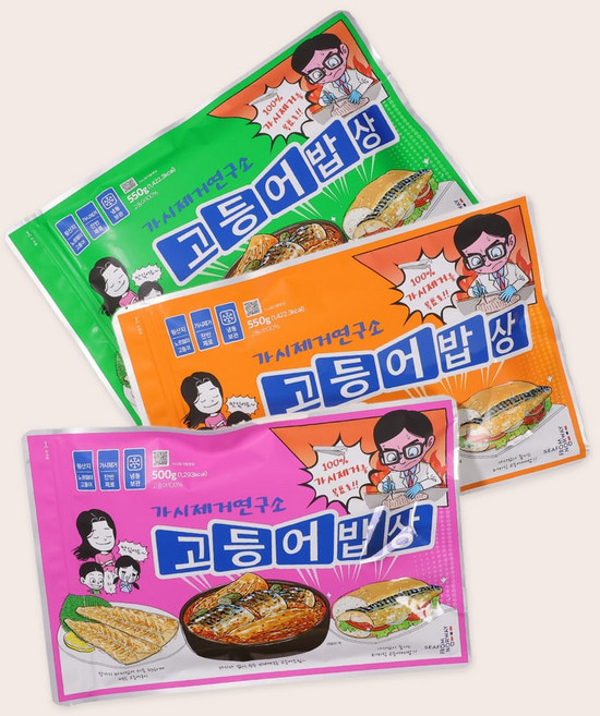 가시제거연구소 고등어밥상 노르웨이 순살 고등어, 1개, 550g, 오렌지고등어