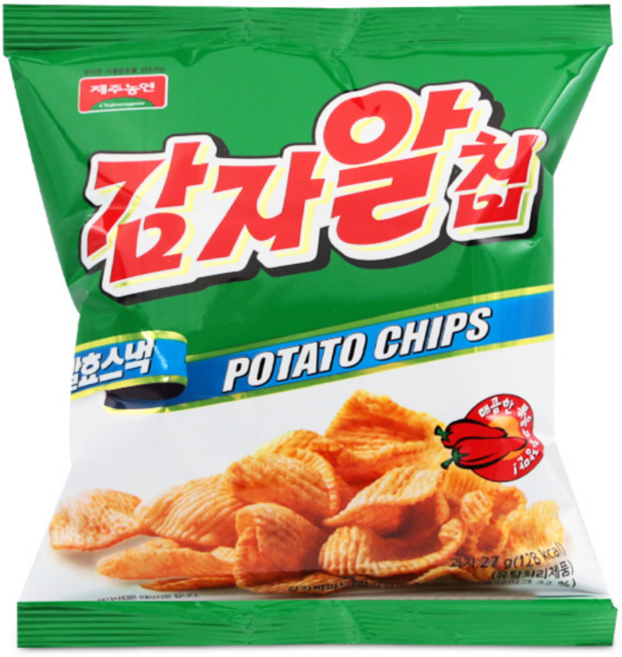 제주농연 감자알칩 매콤한 볶음 고추장맛, 27g, 40개
