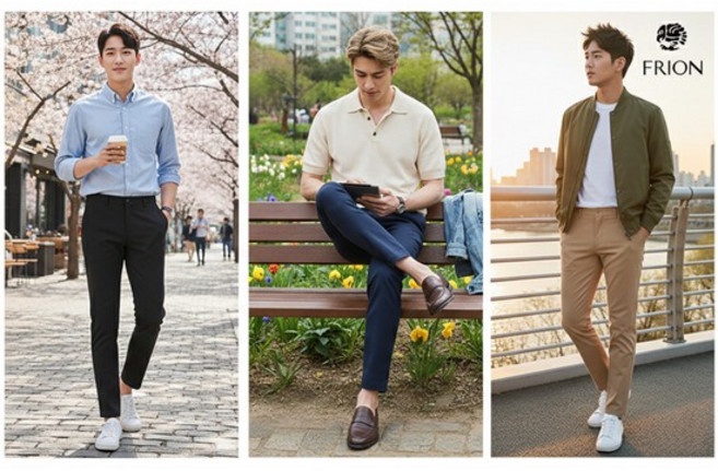 [FRION] 프라이언 고급나일론 봄바지 3종택1