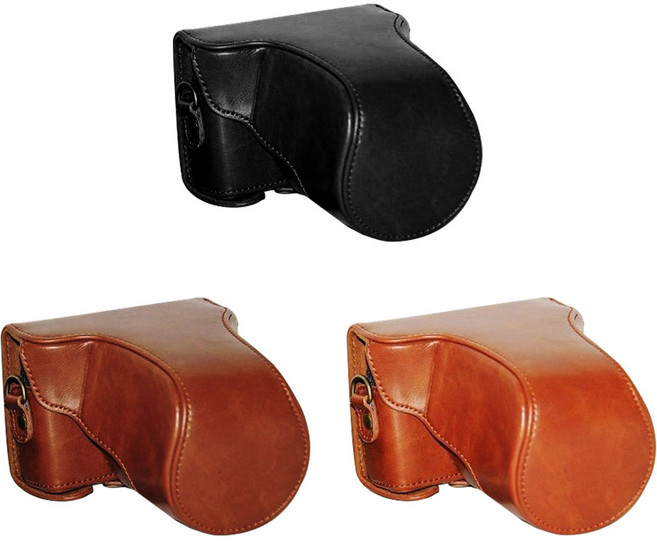 니콘 D5200 PU 속사 가죽케이스 밀착 바디 설계/카메라 거치대에 사용가능, 1개