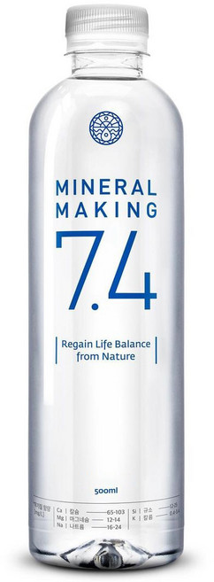 [미네랄메이킹] ph 7.4 미네랄워터 알칼리수 미네랄메이킹7.4 / 스탠다드, 20개, 500ml