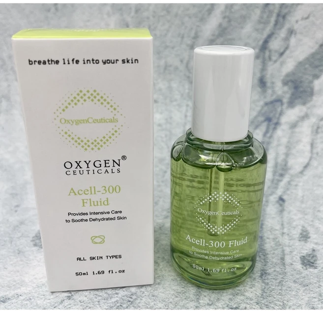옥시젠슈티컬스 에이셀 300 플루이드 세럼 50ml 수분 물광 앰플 병원용 마스크팩2장, 1개 - 쿠팡