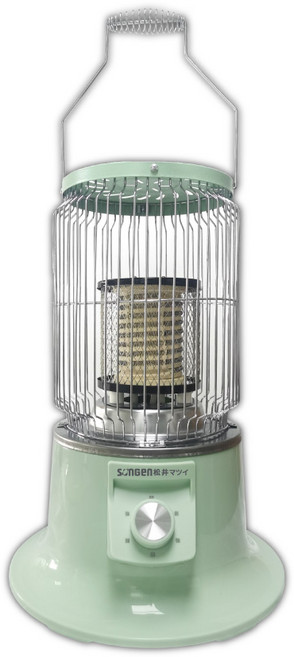 SOnGEN松井 復古迷你電暖器 薄荷綠 輕巧便攜 快速加熱 安全防護, SG-019KP