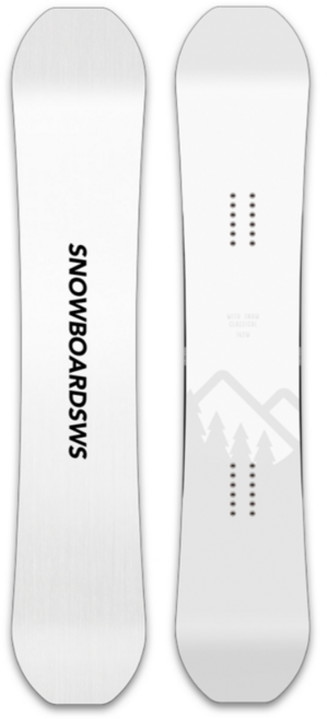 지오스포츠 스노우보드 스노보드 데크 보드데크 가성비 세트 장비 프리스타일 바인딩, 1개, 화이트(보드만)