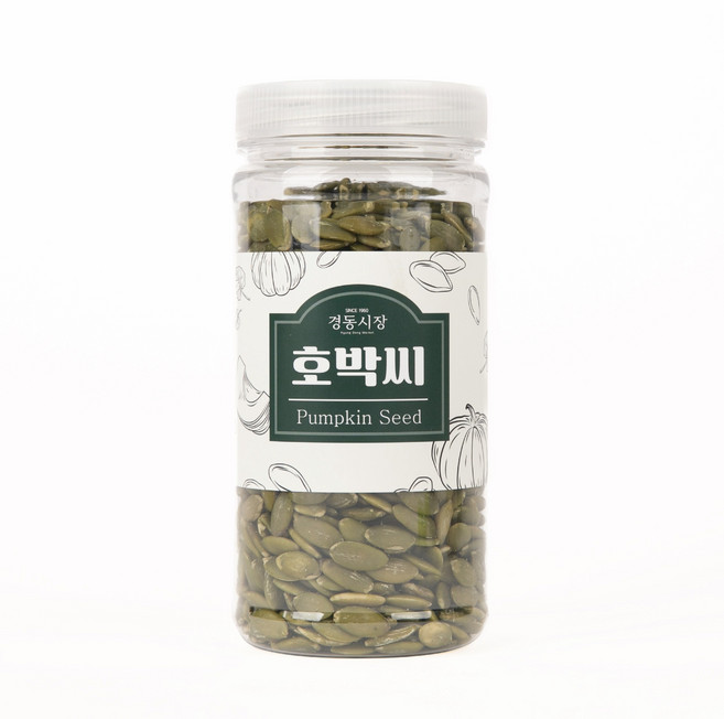 2위 - 경동시장 호박씨 250g 견과류 간편보틀, 1개