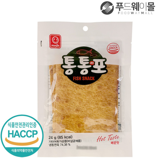 한진식품 통통어포 매운맛, 1개, 24g