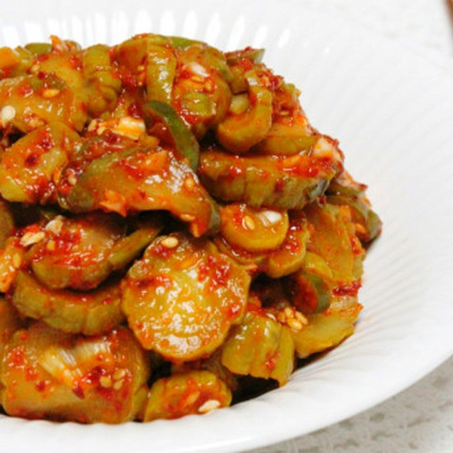 해와바다 여름별미 오이지무침 500g 100% 국산재료만 사용, 5개