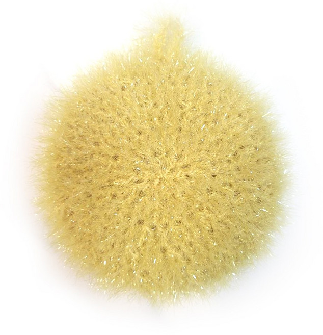 투맘수세미 국내산 핸드메이드 6종 아크릴 수세미 답례품/손뜨개/선물용, 01.기본호빵_골드베이지, 1개