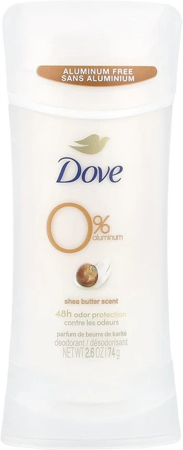 Dove 0% 알루미늄 데오드란트 시어 버터 2.6 oz (74 g), Dove0알루미늄데오드란트시어버터26oz74g, 74g, 1개 - 쿠팡