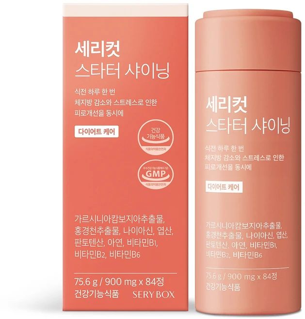 세리박스 세리컷 스타터 샤이닝, 84정, 1개 - 쿠팡