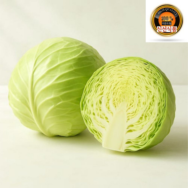 기찬드림 국내산 아삭아삭 양배추 1통 (3kg 내외), 3kg, 1개