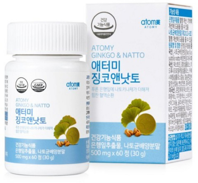 애터미 징코앤낫토 (120정 4개월분), 1개